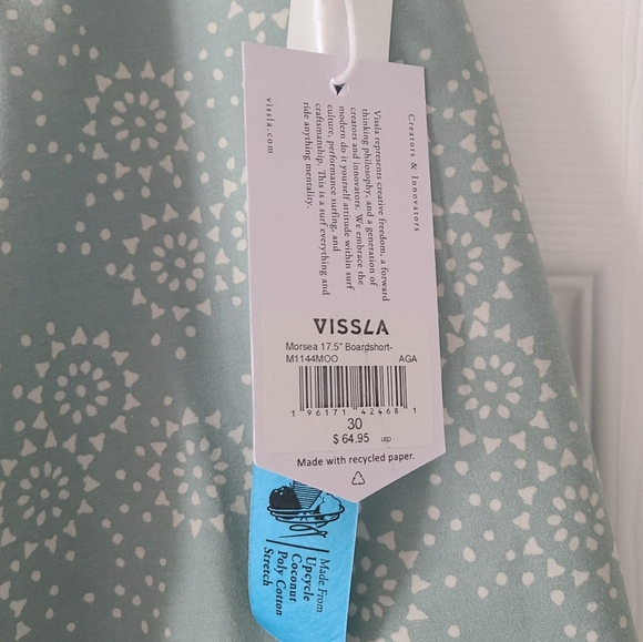 NWT Vissla Morsea Board Short - Picture 4 of 5